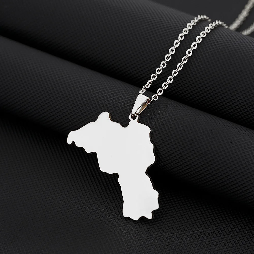 Kurdistan Map necklace