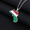 Kurdistan Map necklace